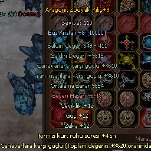 20 Canavar Aragonit Zodyak Kılıç